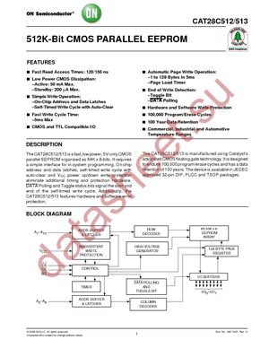 CAT28C512HA-12 datasheet  